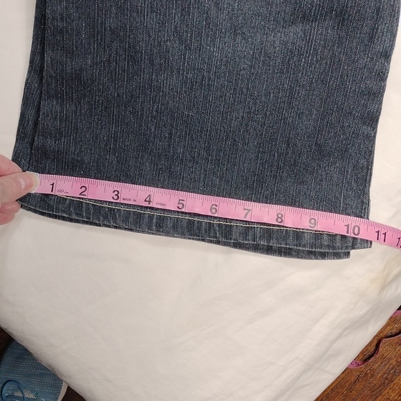 Lazer Jeans junior flared blue jeans size 11 - Picture 12 of 12